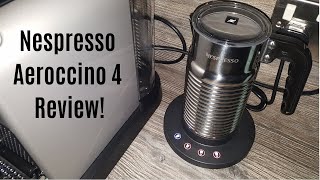 Nespresso Aeroccino 4 Milk Frother Review  Worth upgrading from the Aeroccino 3 [upl. by Lehmann]