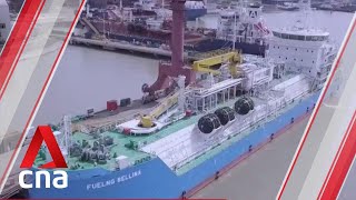 Singapores first LNG bunkering vessel to be ready by end2020 [upl. by Dorr231]