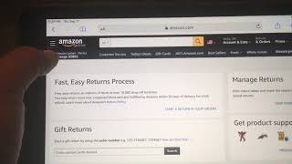 How to display a list of your Returns in Amazon instead of finding individual orders Update in Desc [upl. by Attelrac]