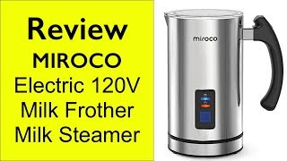 Review Miroco Milk Frother  How to make froth milk at home [upl. by Yauqram878]