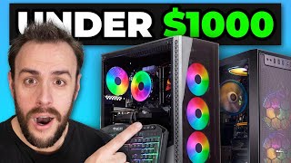 The 5 BEST Prebuilt Gaming PCs Under 1000 [upl. by Cohla]