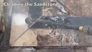 How to Clean Sandstone Pavers [upl. by Alim626]