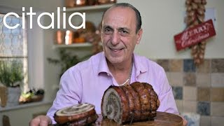 Gennaro Contaldo’s Christmas Porchetta Recipe  Citalia [upl. by Cheung]