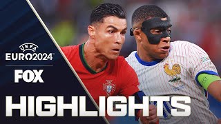 Portugal vs France Highlights  UEFA Euro 2024  Quarterfinals [upl. by Anivlis722]