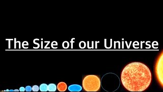 The Size of Our Universe Universe Size Comparison [upl. by Anatolio674]