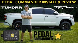 Toyota Tundra Pedal Commander Installation amp Review  Trail Grid Pro [upl. by Candida316]