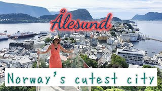 One day in Ålesund Norways cutest city  What to see during the city walk [upl. by Vastha]