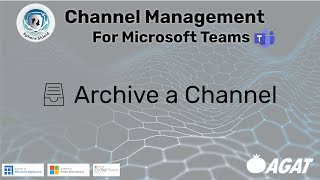 How to Archive a Microsoft Teams Channel [upl. by Lleuqar]