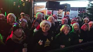 WHAT CHRISTMAS MEANS TO ME Rock Choir at Birkdale Lights Switch On 1st December 2024 [upl. by Hartill]