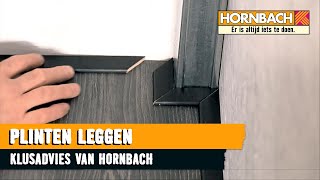 Plinten leggen op laminaat met HORNBACH [upl. by Ennaxxor]