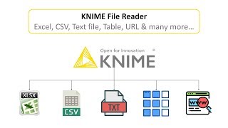 KNIME File Reader  Access Data from Excel CSV amp Text Files [upl. by Anstice]