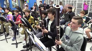 Lake Travis HS Wind Ensemble amp LTMS Band Rehearsal [upl. by Esmerolda670]