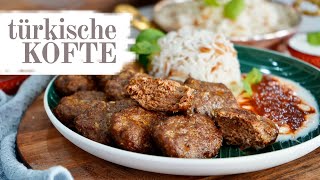 Die besten Köfte der Welt  für Backofen Pfanne und Grill  türkische Frikadellen [upl. by Laenaj920]