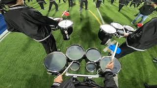 The Woodlands HS Marching Band Quad Cam 2020  Geoffrey Curtin [upl. by Madoc940]