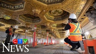 A look inside Parliament Hills Centre Block renovations [upl. by Rosalyn905]