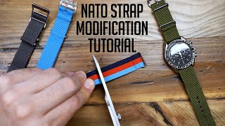 Nato Strap Modification Tutorial  Its Better This Way [upl. by Essie]