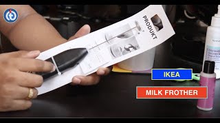 IKEA MILK FROTHER Review amp Battery Installation [upl. by Atnod]