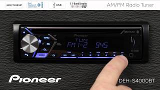 How To  AMFM Radio Tuner on Pioneer InDash Receivers 2018 [upl. by Amalle]