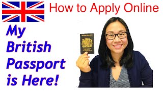 HOW TO APPLY FOR A BRITISH PASSPORT ONLINE  UNBOXING MY UK PASSPORT  PROCESSING TIMELINE 2021 [upl. by Kerwinn]