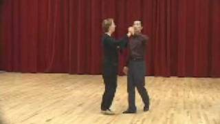 Beginner Social Foxtrot  Basic Step Ballroom Dance Lesson [upl. by Nwavahs]