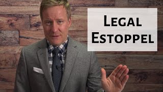 What is Estoppel [upl. by Anaujat]