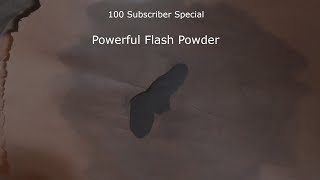 How to Make Flash Powder [upl. by Ennahtebazile]