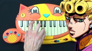 HOW TO PLAY GIORNOS THEME ON A CAT PIANO [upl. by Quartas909]