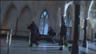 EXCLUSIVE Parliament Hill gunman shot 31 times [upl. by Dyoll]