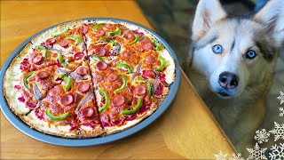 DIY PIZZA FOR DOGS  Dog friendly Pizza  DIY Dog Treats  Snow Dogs Snacks 66 [upl. by Orin651]