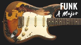 Funky Groove  Guitar Backing Track Jam in A [upl. by Selden]