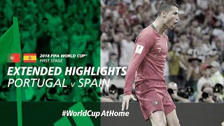 Portugal 33 Spain  Extended Highlights  2018 FIFA World Cup [upl. by Weinberg]