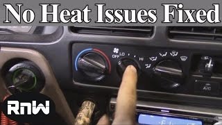 How to Diagnose and Fix No Heat Issues  Also a Demonstration on How Car Heating Systems Work [upl. by Lienhard633]