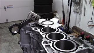 Ultimate K20K24 Build Guide PT 4 Piston Ring Gaping [upl. by Ahsekam]