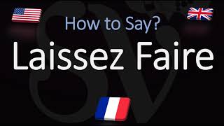 How to Pronounce Laissez Faire CORRECTLY English American French Pronunciation [upl. by Dorrahs503]