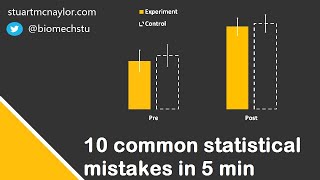 Ten Statistical Mistakes in 5 Min [upl. by Chapman]