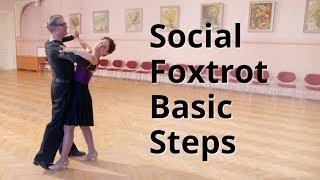 Social Foxtrot  Basic Steps for Beginners [upl. by Eniamrej]