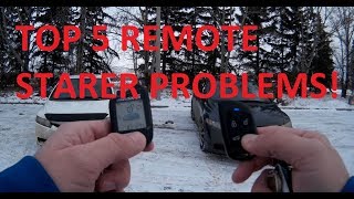 Top 5 Remote Starter Problems [upl. by Holly391]