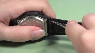 How to Change a Rubber Sport Watch Band [upl. by Adnuahsal]