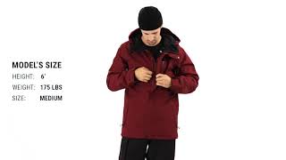 Volcom L GoreTex Snowboard Jacket Fit Review  Tactics [upl. by Nnylaf]