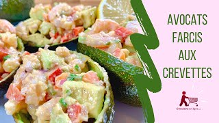 AVOCATS FARCIS AUX CREVETTES NORDIQUES [upl. by Woodman791]