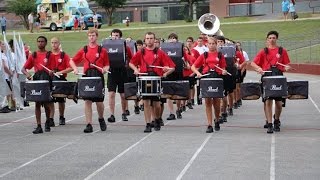 Tate High School Drumline Cadence  Marching in to Parent Preview [upl. by Yendyc548]