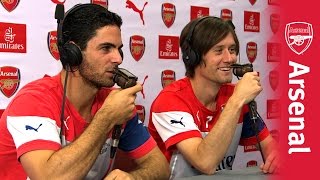 Mikel Arteta amp Tomas Rosicky UnClassic Commentary [upl. by Tudela]