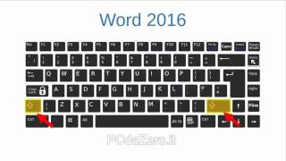 Word 2016  04  Conoscere la tastiera  parte 3 [upl. by Gilchrist]