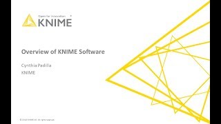 Webinar Overview of KNIME Software [upl. by Sheelagh]