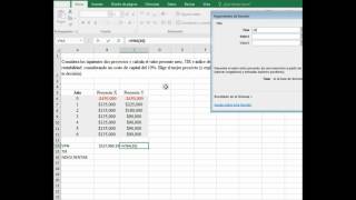 Calculo de TIR y VPN en Excel [upl. by Lletniuq]