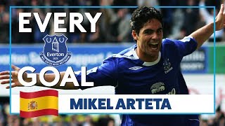 MIKEL ARTETA EVERY EVERTON GOAL [upl. by Adnama]