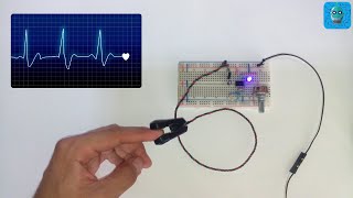 Como Hacer Un Electrocardiograma Sensor De Pulso Cardíaco [upl. by Anoyk]