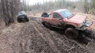 Alaska 4x4 OffRoad  EXTREME MUDDING TRAIL [upl. by Messab596]