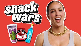 WWE Superstar Chelsea Green Rates British And American Food  Snack Wars [upl. by Calida127]