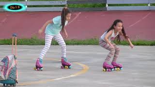 2018 Estefanía Aprendiendo a Patinar [upl. by Draner]